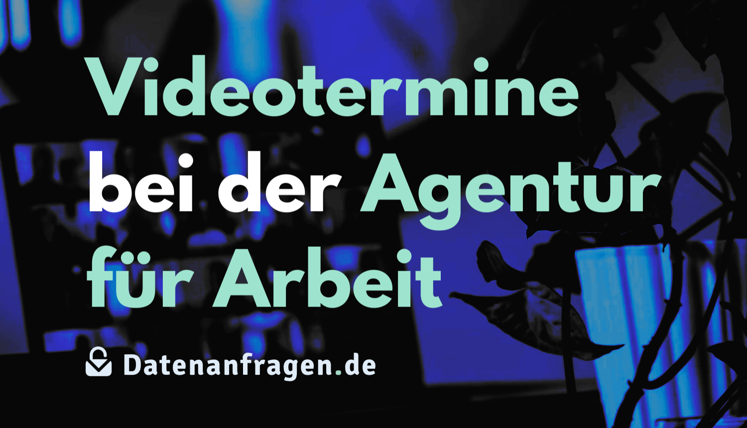 Videotermine bei der Agentur für Arbeit: Ein Tool, über das wenig bekannt ist