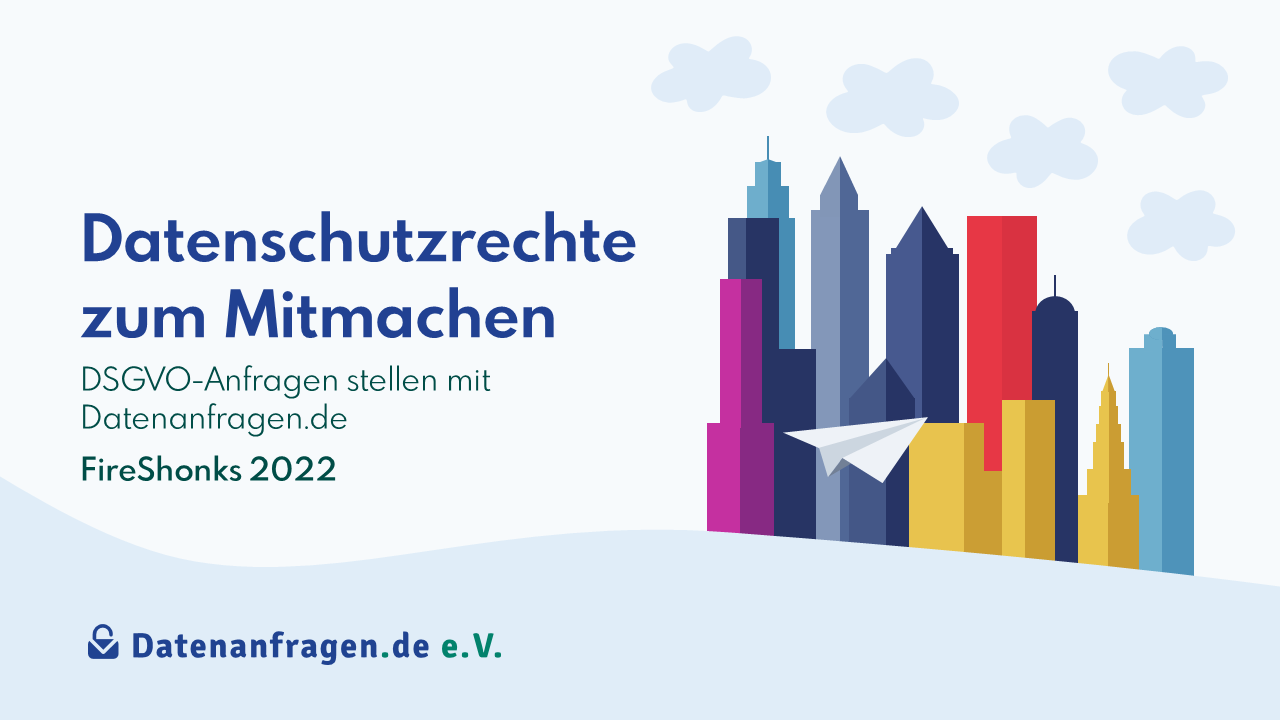 Datenschutzrechte zum Mitmachen – DSGVO-Anfragen stellen mit Datenanfragen.de